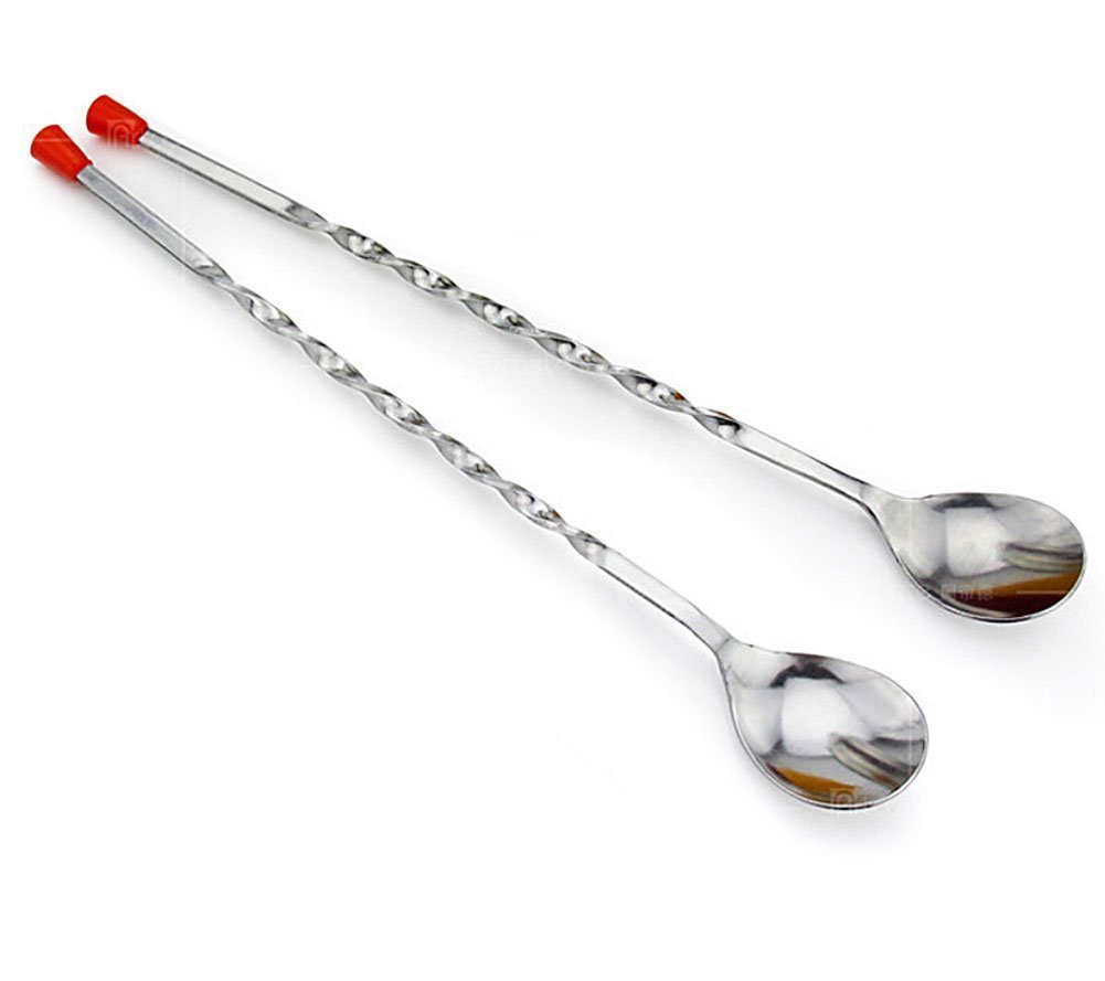 Bar Spoon 11" W/Stud & W/Black